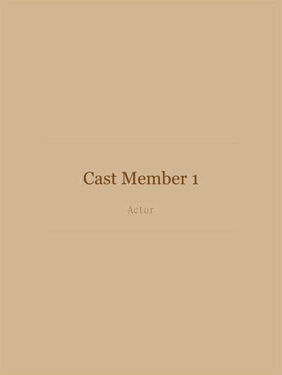 Cast Member 1